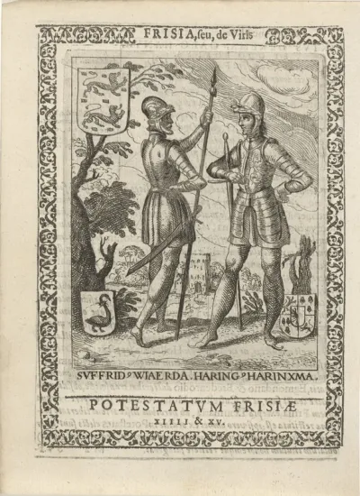 Sjoerd Wiarda en Haring Haringsma, 14e en 15e potestaat van Friesland
