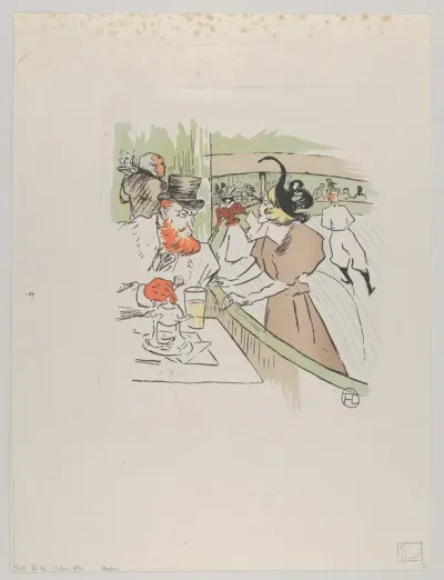 Skating, from Le Rire, No. 62, 11 January 1896