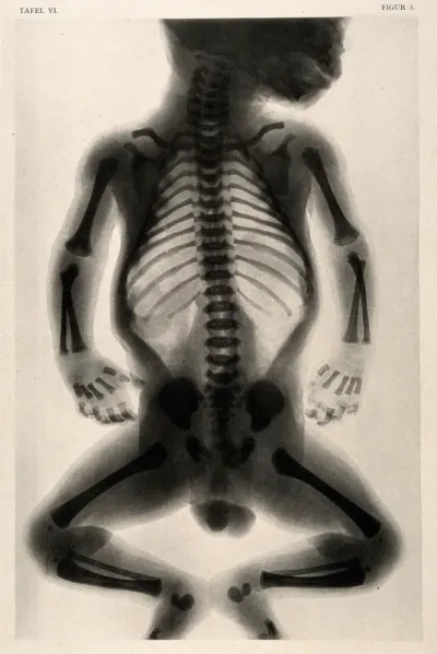 Skeleton of a mature child