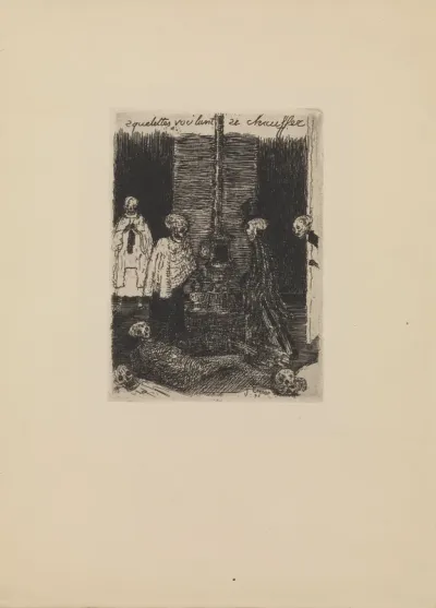 Skeletons Trying to Warm Themselves (Taevernier: Warmth Seeking Skeletons)