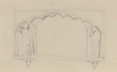 Sketch for a Gothic Monument (the Simcoe Monument?)