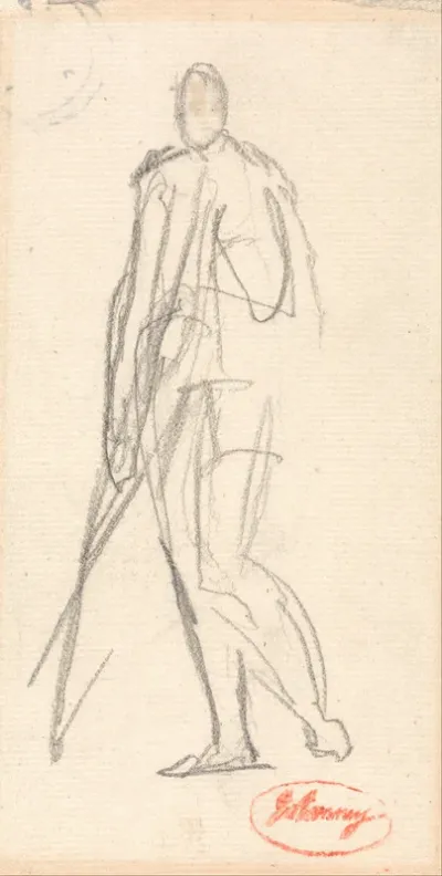 Sketch for a Portrait of a Standing Man
