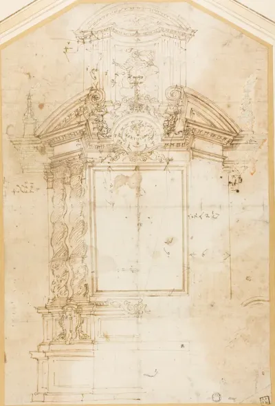 Sketch for an Altar of Saint Bartholomew