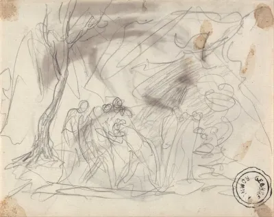 Sketch for Canidia and the Youth