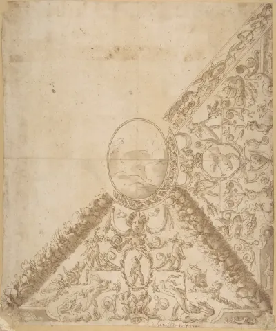 Sketch for Ceiling Decoration