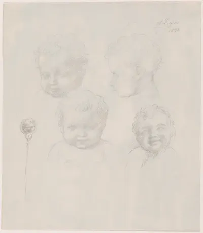 Sketch for Children's Heads