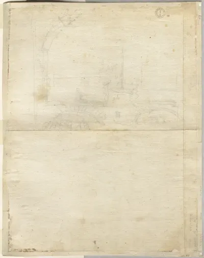 Sketch for San Giovanni in Laterano (verso)