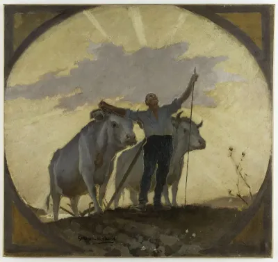 Sketch for the dining room of the Paris City Hall: Hymn of the Earth to the Sun