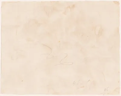 Sketch for the Flight into Egypt [verso]