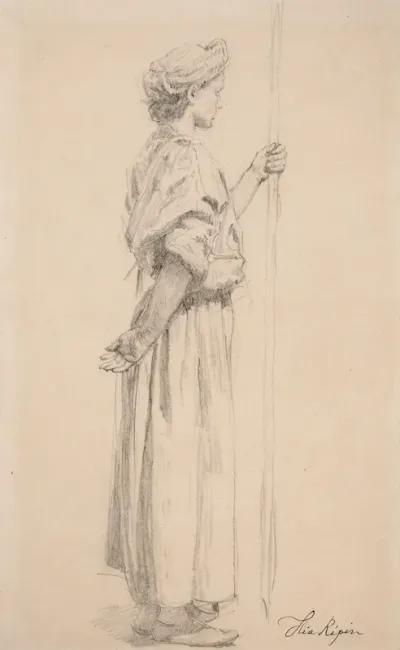 Sketch for the painting Christ in Gethsemane