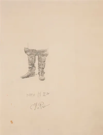 Sketch for the Portrait of Emperor Nicholas II
