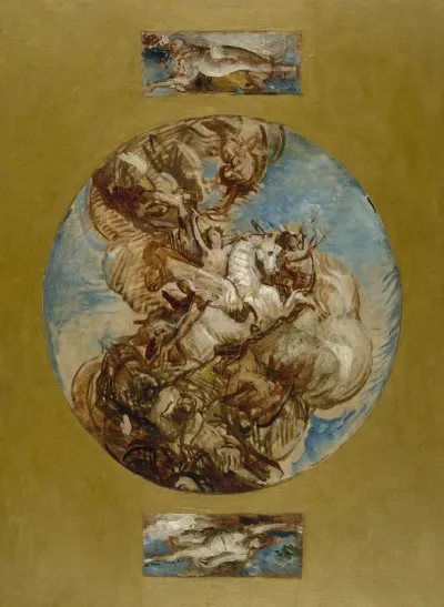 Sketch for the Salon des Arts at the Hôtel de Ville in Paris: The glorification of Art