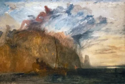 Sketch for ‘Ulysses Deriding Polyphemus’