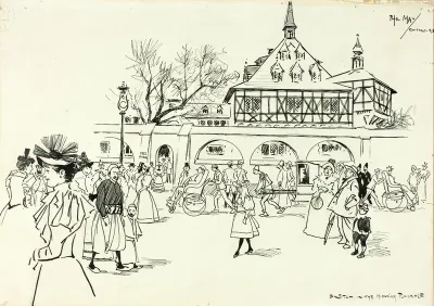 Sketch in the Midway Plaisance
