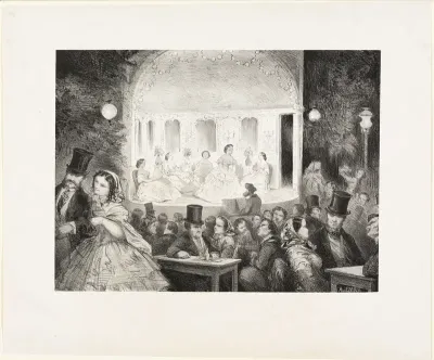 Sketch of a Café-Concert on the Rue Madame