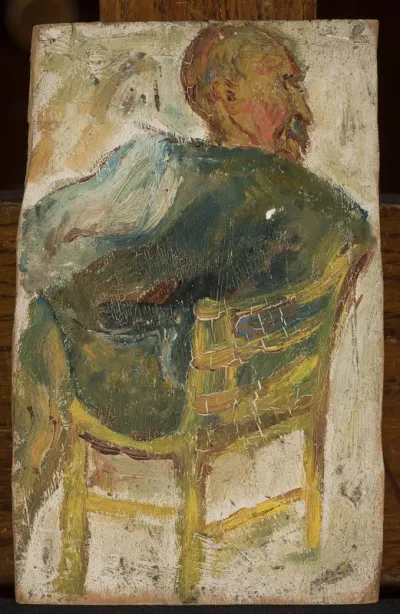 Sketch of a male figure