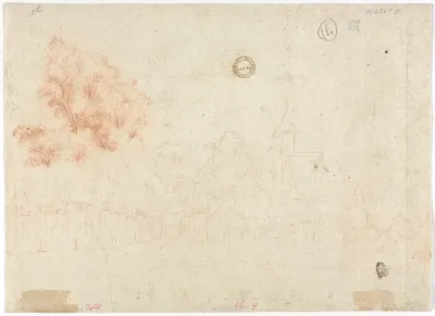 Sketch of a Village (verso)
