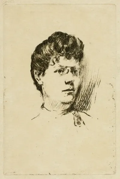 Sketch of a Woman's Head