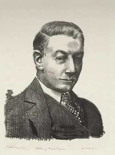Sketch of Frank Byrne