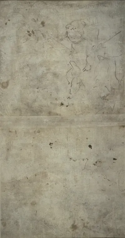 Sketch of Joseph Holding the Christ Child
