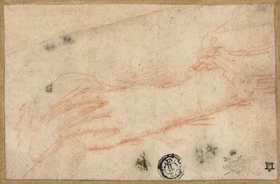 Sketch of Left Hand and Wrist