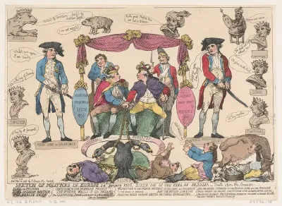 Sketch of Politicks in Europe, Birthday of the King of Prussia