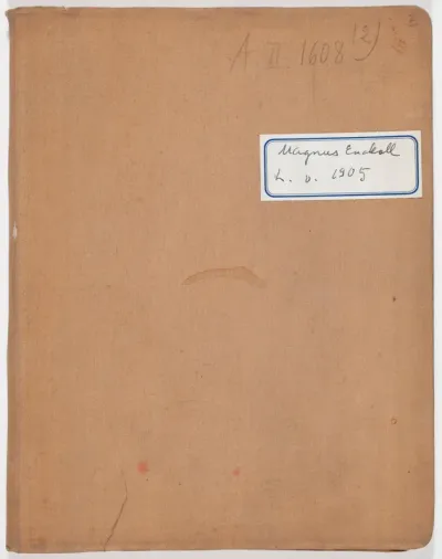 Sketchbook, 1905