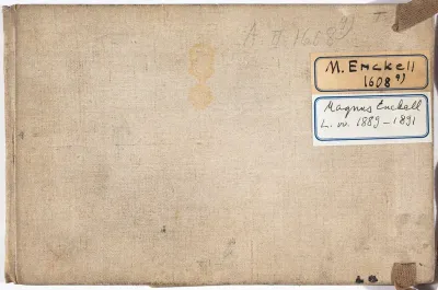 Sketchbook, circa 1889 - 1891