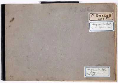 Sketchbook, circa 1900 - 1905