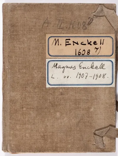 Sketchbook, circa 1907 - 1908