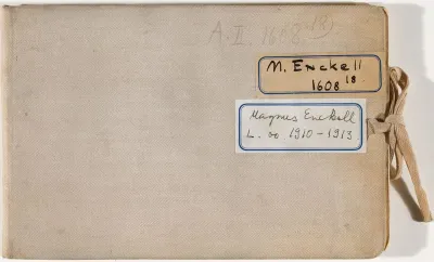 Sketchbook, circa 1910 - 1913