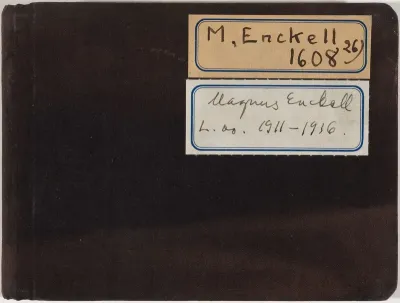 Sketchbook, circa 1911 - 1916