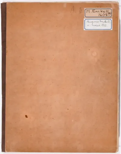 Sketchbook, circa 1912