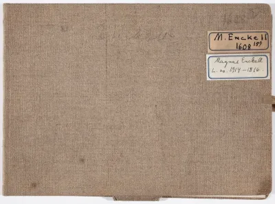 Sketchbook, circa 1914 - 1916