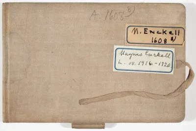 Sketchbook, circa 1916 - 1920