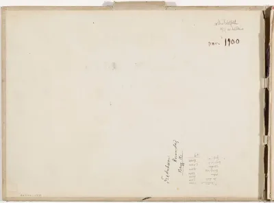 Sketchbook, inner cover
