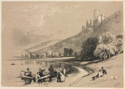 Sketches at Home and Abroad: Ruins of Schonberg on the Rhine