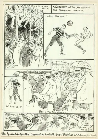 Sketches at the Association Cup Football Match