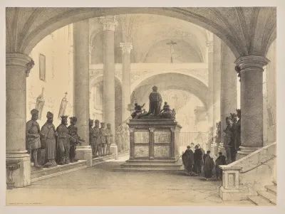Sketches in Belgium and Germany, First Series, Tomb of Maximilian 1st, Innsbruck