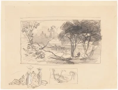 Sketches in Italy [recto]