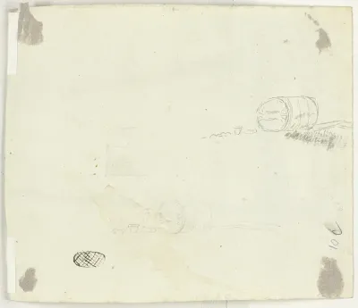 Sketches of a Barrel and Other Objects