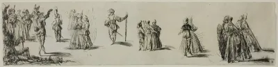 Sketches of Ladies and Gentlemen, Dancers