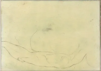 Sketches of male bodies, after Michelangeolo (?)  (Smaller Italian sketchbook, leaf 18 recto)