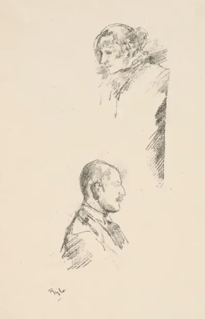 Sketches of Miss Philip and Mr. A. Studd