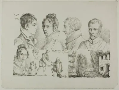 Sketches of Seven Heads, etc.