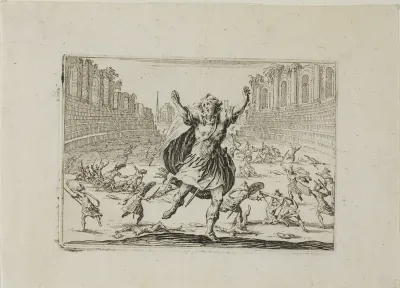 Skirmish in the Circus, from The Caprices