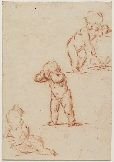 Skitser af putti