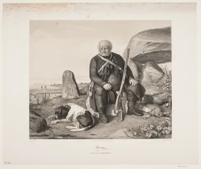 Skovrider C.R. Brem ved Gisselfeld Kloster