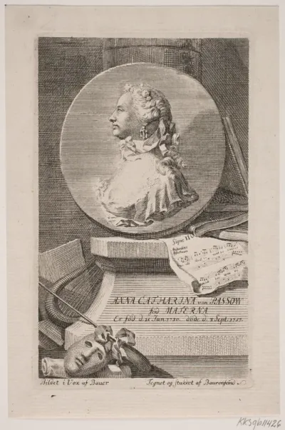 Skuespillerinden Anna Catharina von Passow