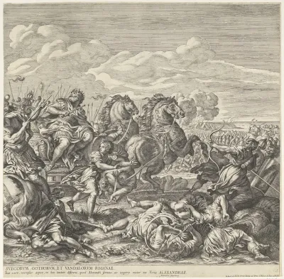Slag bij Arbela (rechter deel)